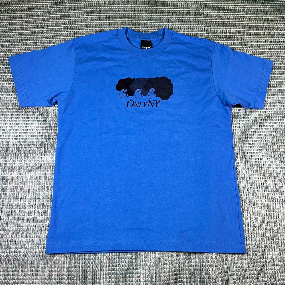 Only NY Salon Blue T Shirt Adult Sz S New